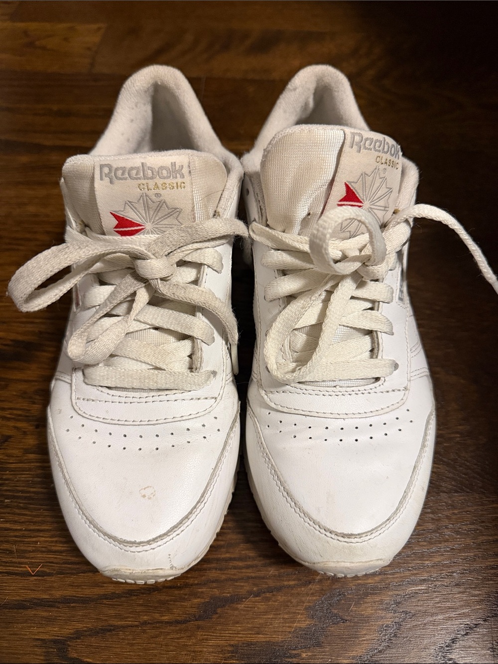 Reebok Classic Women’s White Leather Sneakers